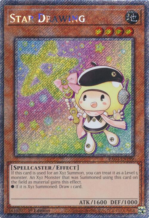 Star Drawing [RA04-EN199] Platinum Secret Rare | Deep Dive Games St. Marys