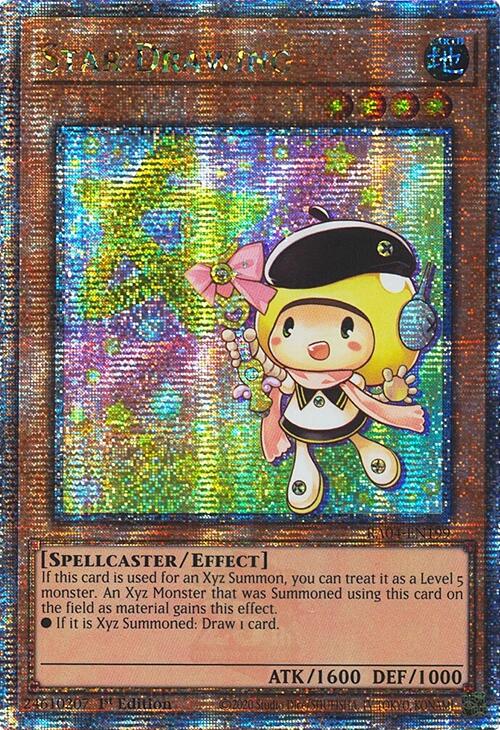 Star Drawing [RA04-EN199] Quarter Century Secret Rare | Deep Dive Games St. Marys