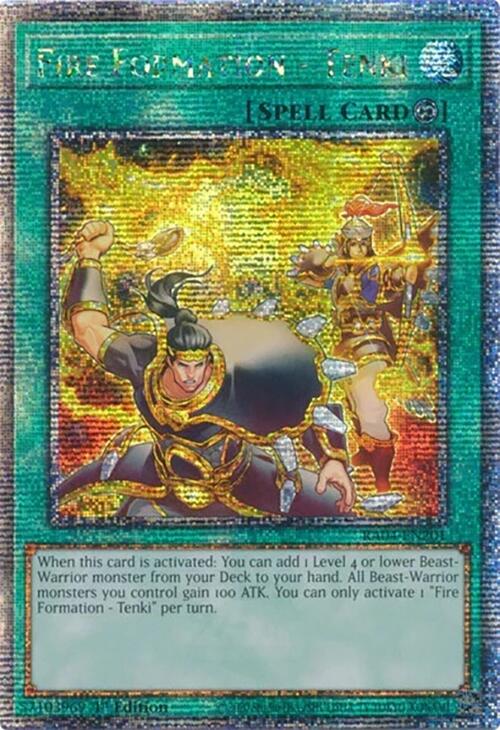 Fire Formation - Tenki [RA04-EN201] Quarter Century Secret Rare | Deep Dive Games St. Marys