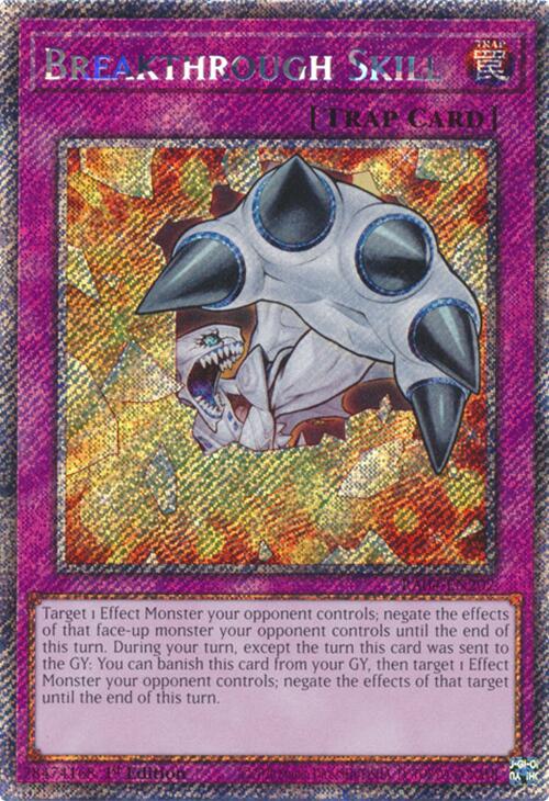 Breakthrough Skill [RA04-EN202] Platinum Secret Rare | Deep Dive Games St. Marys
