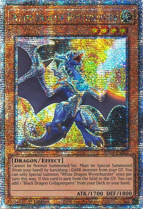 White Dragon Wyverburster [RA04-EN203] Quarter Century Secret Rare | Deep Dive Games St. Marys