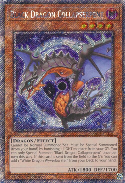 Black Dragon Collapserpent [RA04-EN204] Platinum Secret Rare | Deep Dive Games St. Marys