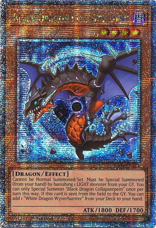 Black Dragon Collapserpent [RA04-EN204] Quarter Century Secret Rare | Deep Dive Games St. Marys