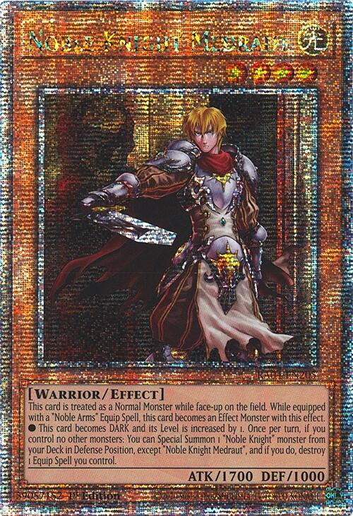 Noble Knight Medraut [RA04-EN205] Quarter Century Secret Rare | Deep Dive Games St. Marys