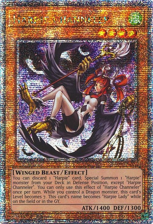 Harpie Channeler [RA04-EN207] Quarter Century Secret Rare | Deep Dive Games St. Marys