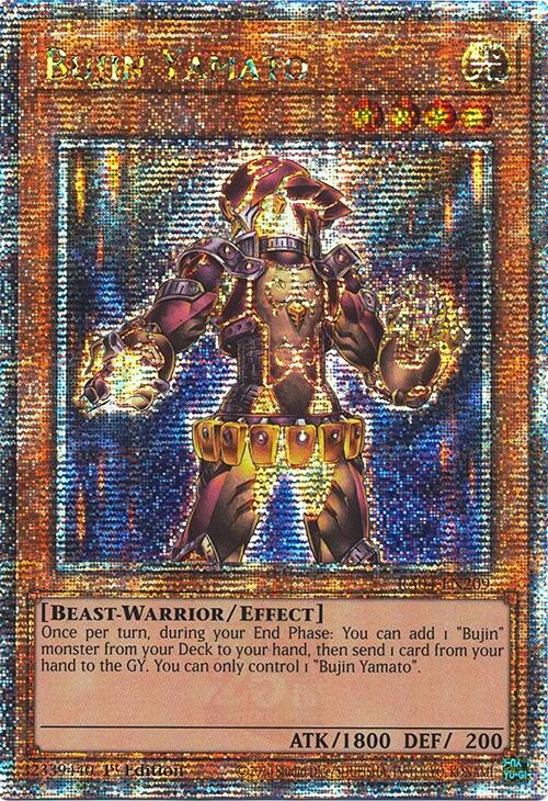 Bujin Yamato [RA04-EN209] Quarter Century Secret Rare | Deep Dive Games St. Marys
