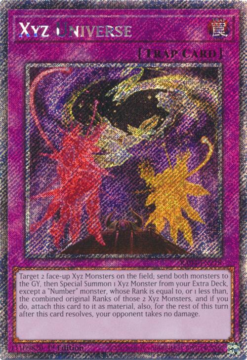 Xyz Universe [RA04-EN218] Platinum Secret Rare | Deep Dive Games St. Marys