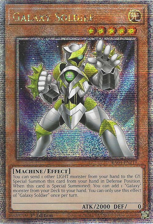 Galaxy Soldier [RA04-EN219] Quarter Century Secret Rare | Deep Dive Games St. Marys