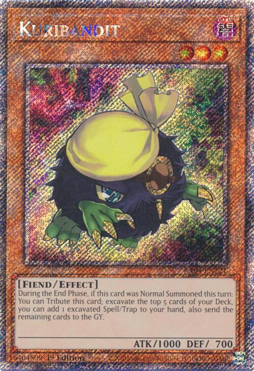 Kuribandit [RA04-EN221] Platinum Secret Rare | Deep Dive Games St. Marys