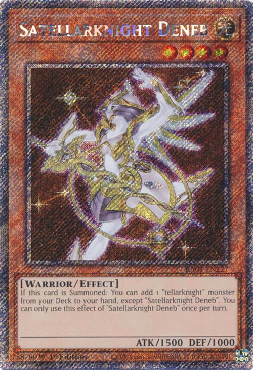 Satellarknight Deneb [RA04-EN227] Platinum Secret Rare | Deep Dive Games St. Marys