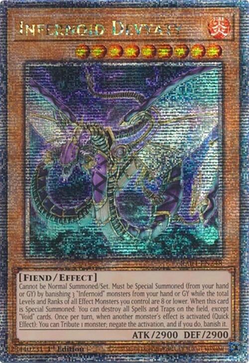 Infernoid Devyaty [RA04-EN248] Quarter Century Secret Rare | Deep Dive Games St. Marys