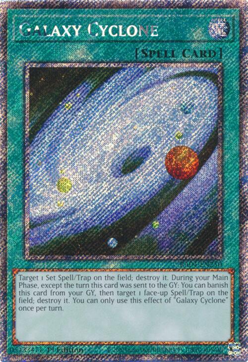 Galaxy Cyclone [RA04-EN250] Platinum Secret Rare | Deep Dive Games St. Marys