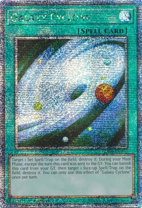 Galaxy Cyclone [RA04-EN250] Quarter Century Secret Rare | Deep Dive Games St. Marys