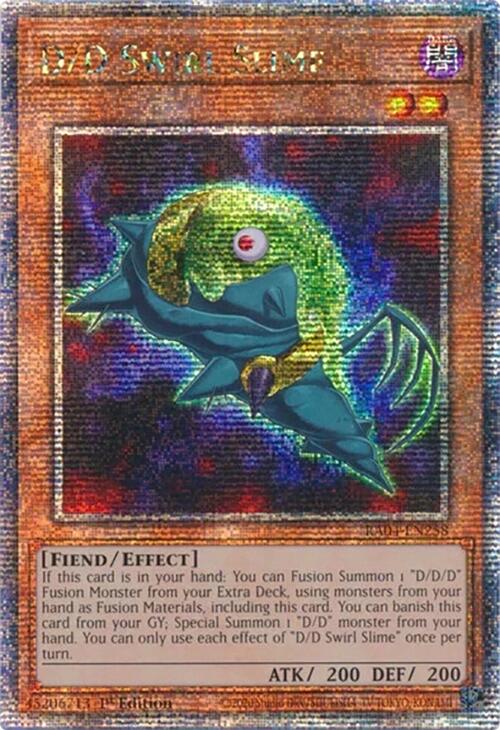 D/D Swirl Slime [RA04-EN258] Quarter Century Secret Rare | Deep Dive Games St. Marys