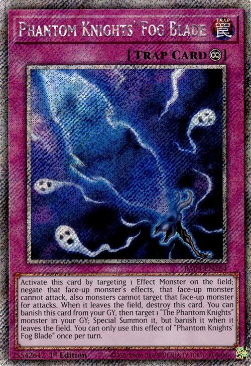 Phantom Knights' Fog Blade [RA04-EN264] Platinum Secret Rare | Deep Dive Games St. Marys