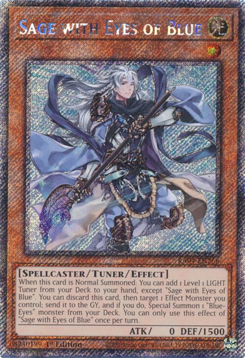 Sage with Eyes of Blue [RA04-EN266] Platinum Secret Rare | Deep Dive Games St. Marys