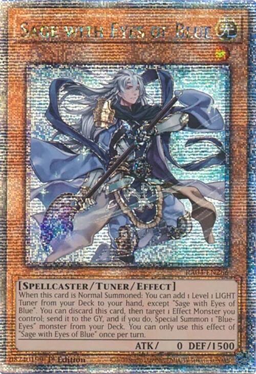 Sage with Eyes of Blue [RA04-EN266] Quarter Century Secret Rare | Deep Dive Games St. Marys