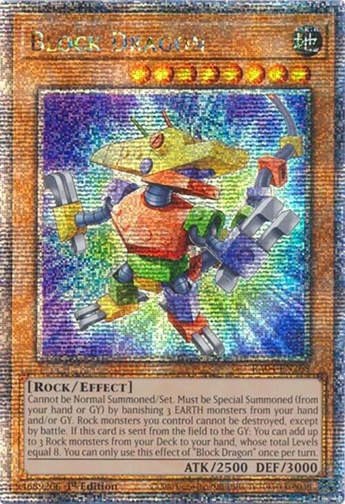 Block Dragon [RA04-EN268] Quarter Century Secret Rare | Deep Dive Games St. Marys
