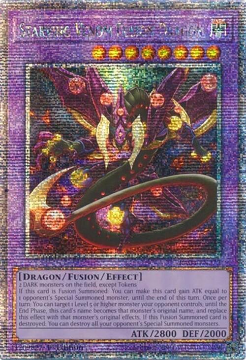 Starving Venom Fusion Dragon [RA04-EN272] Quarter Century Secret Rare | Deep Dive Games St. Marys