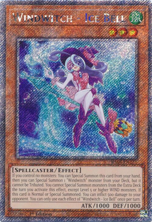 Windwitch - Ice Bell [RA04-EN273] Platinum Secret Rare | Deep Dive Games St. Marys