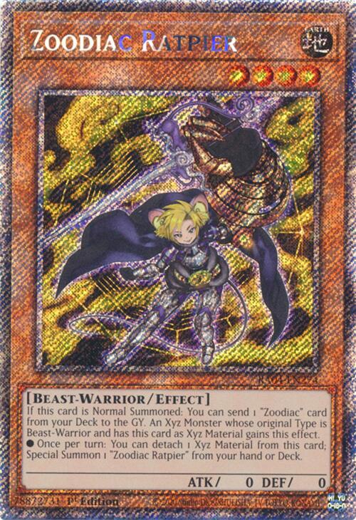 Zoodiac Ratpier [RA04-EN274] Platinum Secret Rare | Deep Dive Games St. Marys