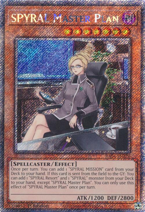 SPYRAL Master Plan [RA04-EN276] Platinum Secret Rare | Deep Dive Games St. Marys