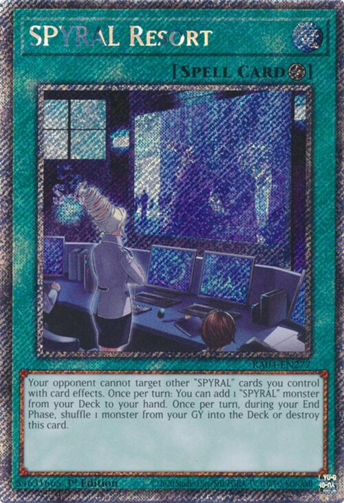 SPYRAL Resort [RA04-EN277] Platinum Secret Rare | Deep Dive Games St. Marys