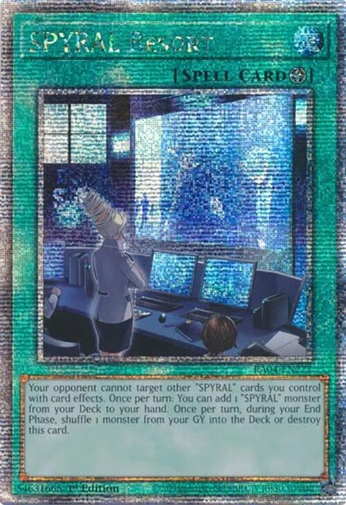 SPYRAL Resort [RA04-EN277] Quarter Century Secret Rare | Deep Dive Games St. Marys