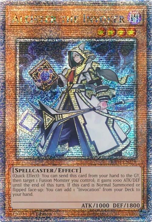 Aleister the Invoker [RA04-EN278] Quarter Century Secret Rare | Deep Dive Games St. Marys
