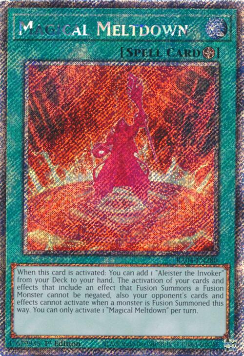 Magical Meltdown [RA04-EN280] Platinum Secret Rare | Deep Dive Games St. Marys