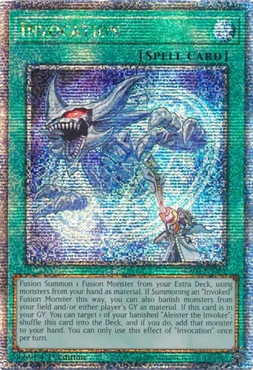 Invocation [RA04-EN281] Quarter Century Secret Rare | Deep Dive Games St. Marys