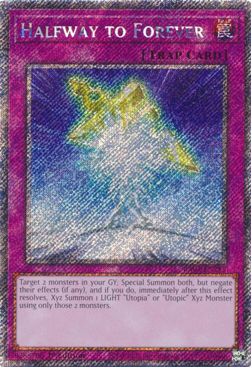 Halfway to Forever [RA04-EN285] Platinum Secret Rare | Deep Dive Games St. Marys