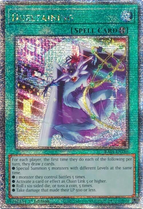 Dueltaining [RA04-EN286] Quarter Century Secret Rare | Deep Dive Games St. Marys