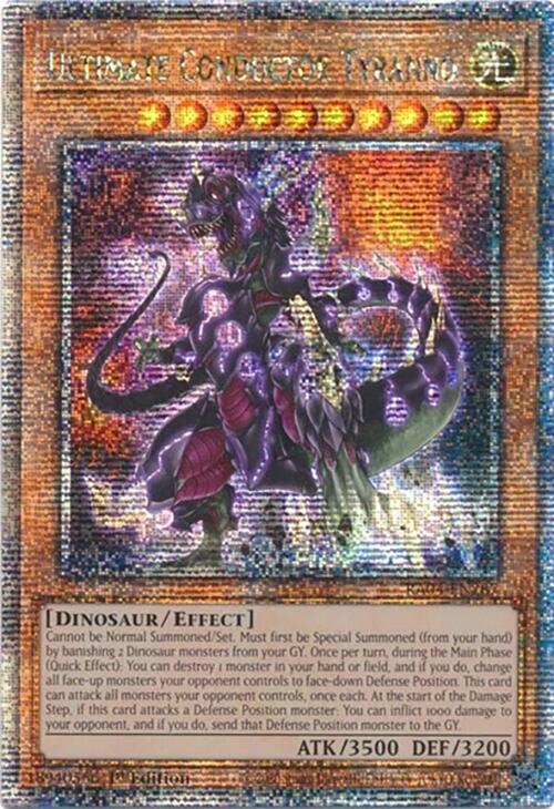 Ultimate Conductor Tyranno [RA04-EN287] Quarter Century Secret Rare | Deep Dive Games St. Marys
