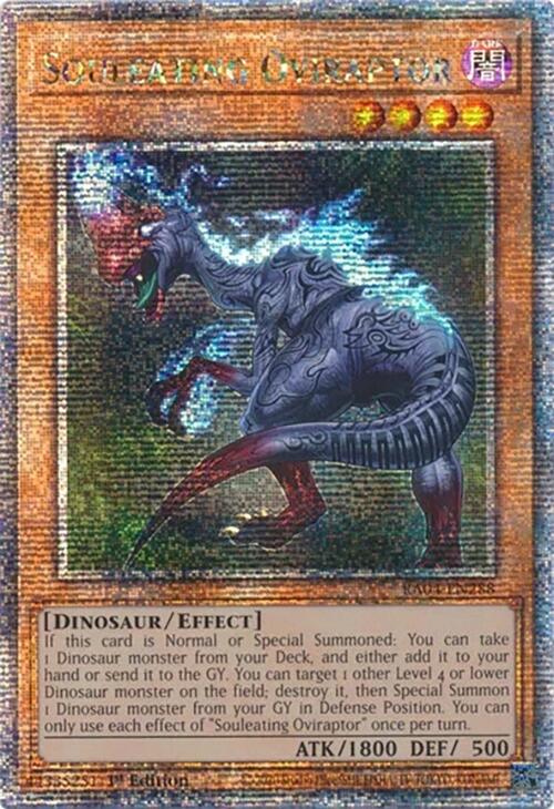 Souleating Oviraptor [RA04-EN288] Quarter Century Secret Rare | Deep Dive Games St. Marys