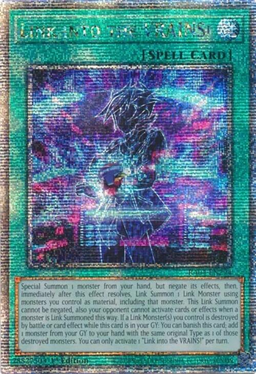 Link into the VRAINS! [RA04-EN294] Quarter Century Secret Rare | Deep Dive Games St. Marys