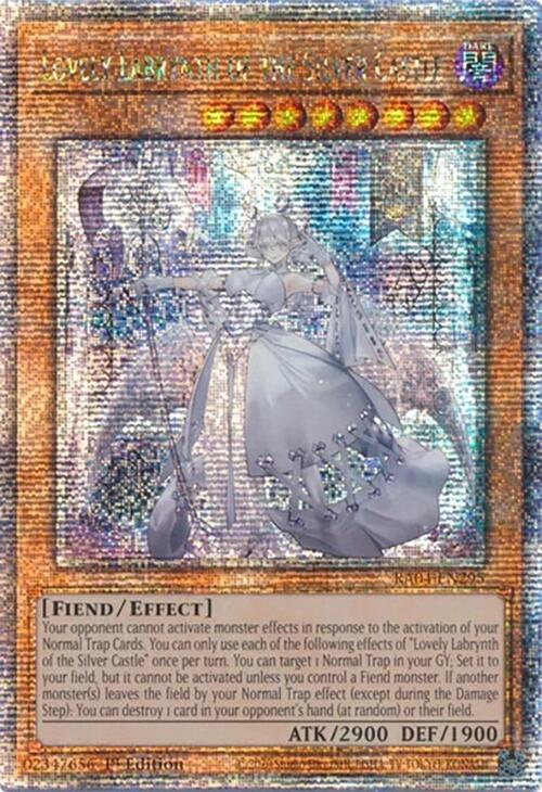 Lovely Labrynth of the Silver Castle [RA04-EN295] Quarter Century Secret Rare | Deep Dive Games St. Marys