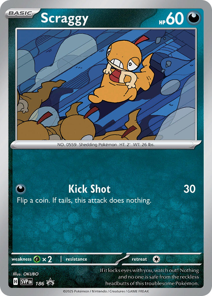Scraggy (186) [Scarlet & Violet: Black Star Promos] | Deep Dive Games St. Marys