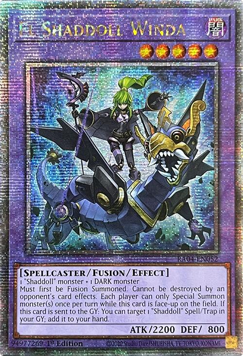 El Shaddoll Winda [RA04-EN052] Quarter Century Secret Rare | Deep Dive Games St. Marys