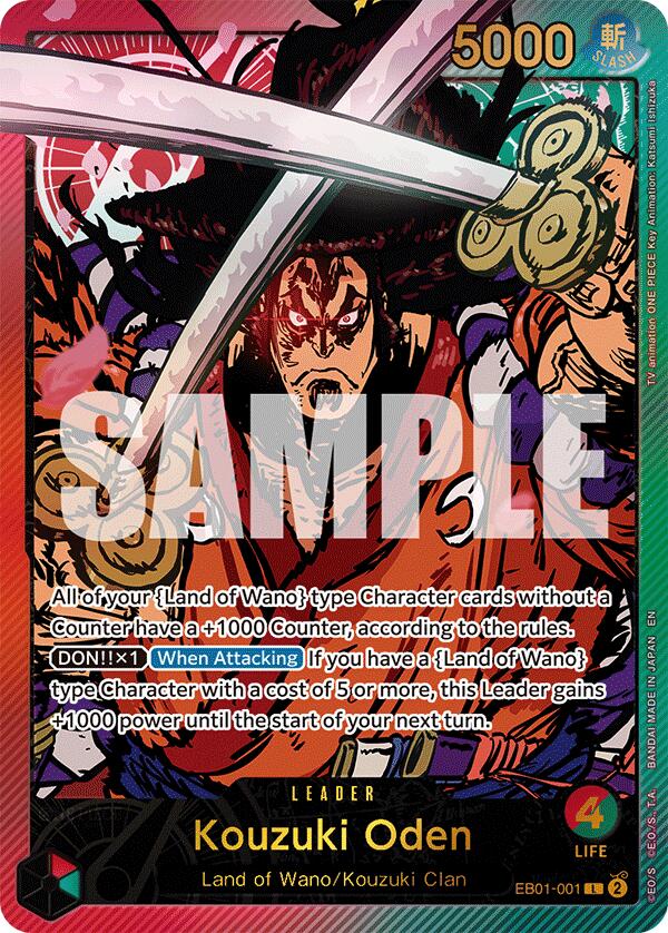 Kouzuki Oden (SPR) [Extra Booster: Anime 25th Collection] | Deep Dive Games St. Marys