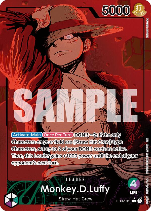 Monkey.D.Luffy (010) (Alternate Art) [Extra Booster: Anime 25th Collection] | Deep Dive Games St. Marys