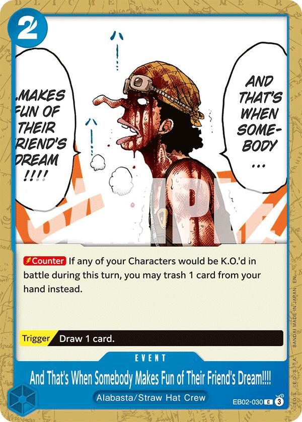 And That's When Somebody Makes Fun of Their Friend's Dream!!!! [Extra Booster: Anime 25th Collection] | Deep Dive Games St. Marys