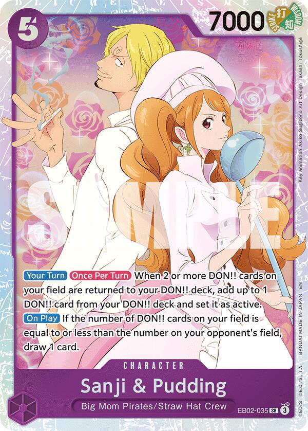 Sanji & Pudding [Extra Booster: Anime 25th Collection] | Deep Dive Games St. Marys