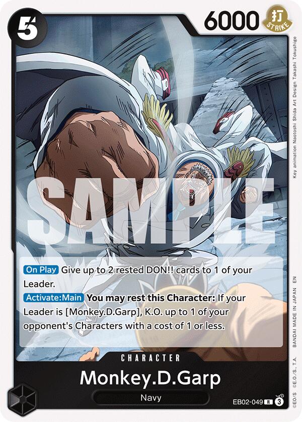 Monkey.D.Garp [Extra Booster: Anime 25th Collection] | Deep Dive Games St. Marys