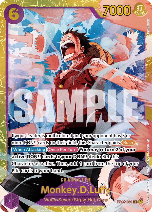Monkey.D.Luffy (061) [Extra Booster: Anime 25th Collection] | Deep Dive Games St. Marys