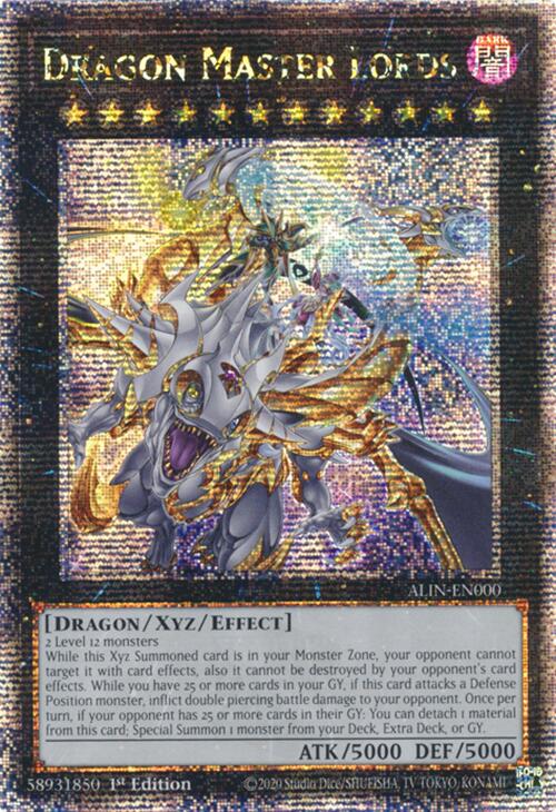 Dragon Master Lords [ALIN-EN000] Quarter Century Secret Rare | Deep Dive Games St. Marys