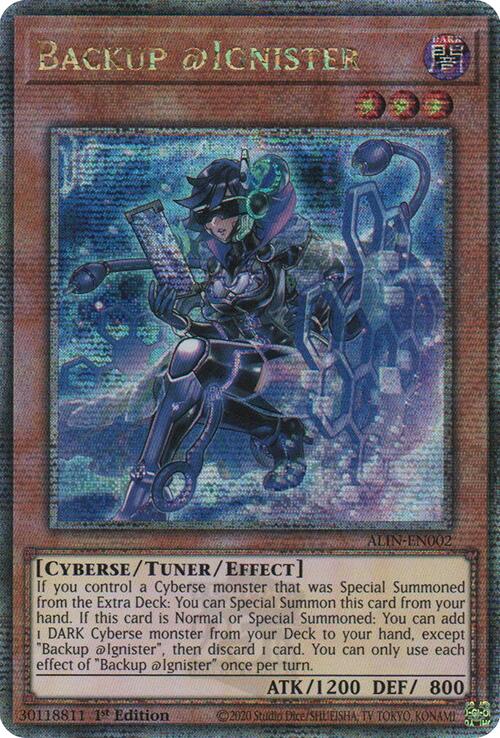 Backup @Ignister [ALIN-EN002] Quarter Century Secret Rare | Deep Dive Games St. Marys