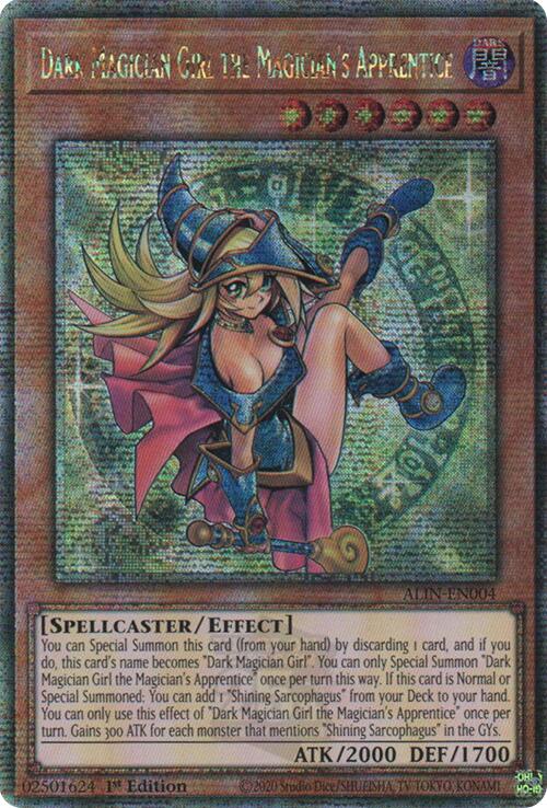 Dark Magician Girl the Magician's Apprentice [ALIN-EN004] Quarter Century Secret Rare | Deep Dive Games St. Marys