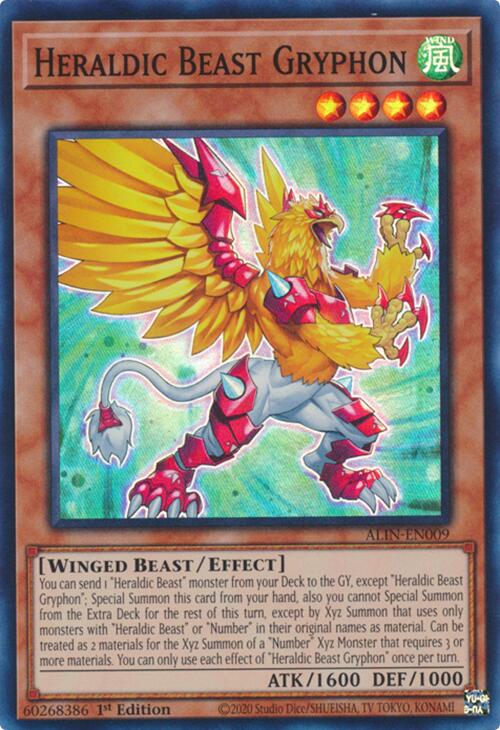 Heraldic Beast Gryphon [ALIN-EN009] Super Rare | Deep Dive Games St. Marys