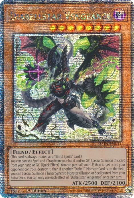 Diabellstar Vengeance [ALIN-EN011] Quarter Century Secret Rare | Deep Dive Games St. Marys